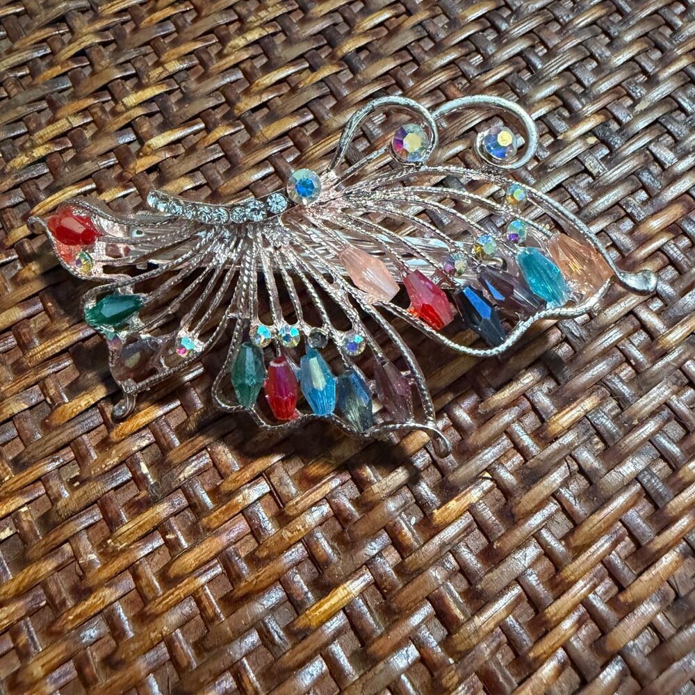 Elegant Butterfly Hair Clip Set - Black, Purple, Multicolor - Picture 5 of 8
